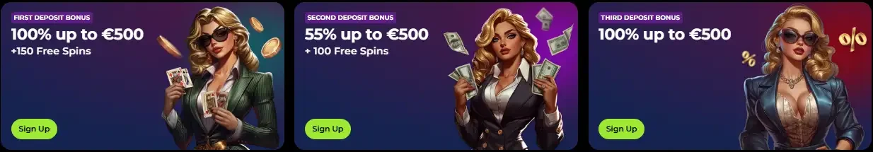 Bonussen en promoties bij Spinmama Casino